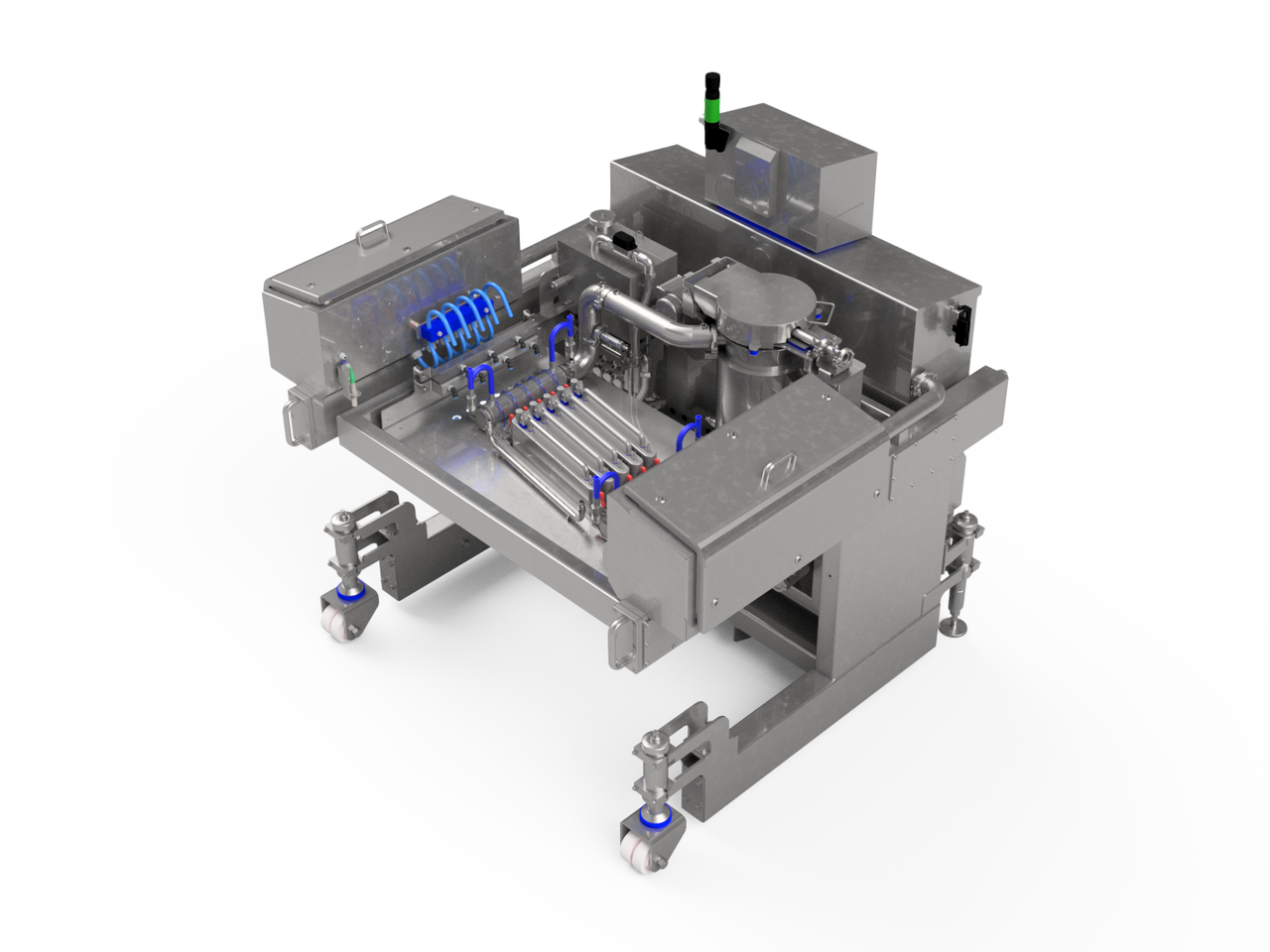 MDLVW300 mobile depositor large with vision and heated supply unit, 300 mm working width, 3D render