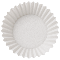 Empty paper baking cup before depositing